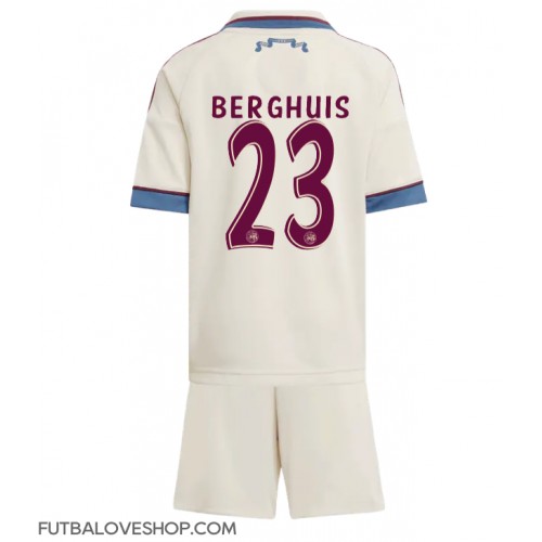 Dres Ajax Steven Berghuis #23 Tretina pre deti 2025-26 Krátky Rukáv (+ trenírky)